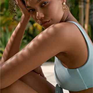 Ava Lift Up Bikini - Top and Bottom - Blue