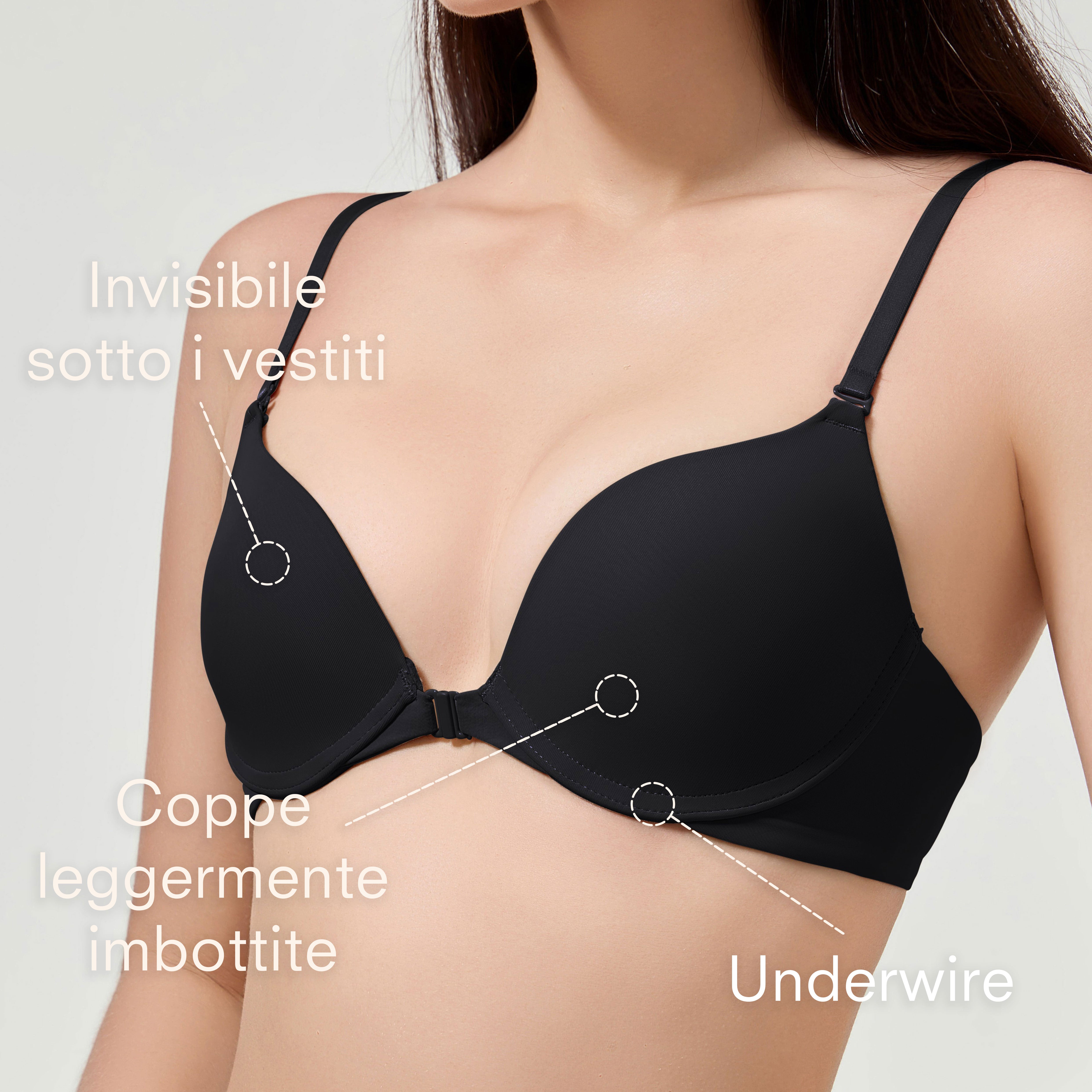 Style 32 Reggiseno T-Shirt Auden Senza Ferretto - Colore Aqua Riflettente, Taglie 32AA E 32D, Nuovo Con Etichetta Adenia Stylosa - Foto 11