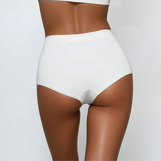 Boy Short White on white BG