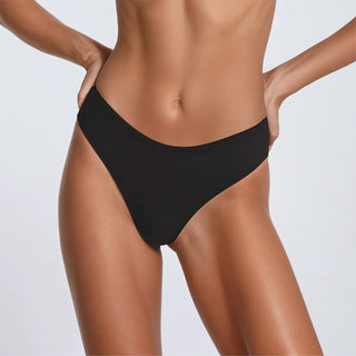 Classic Thong Black in white background 0