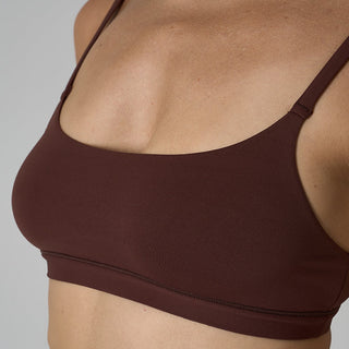 Brown bra on a neutral background